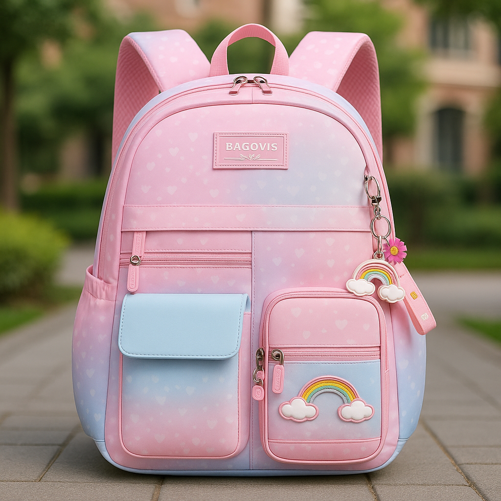 Mochila escolar juvenil grande capacidade para meninas Princesas Reforçada Leve em Oferta na Shopee