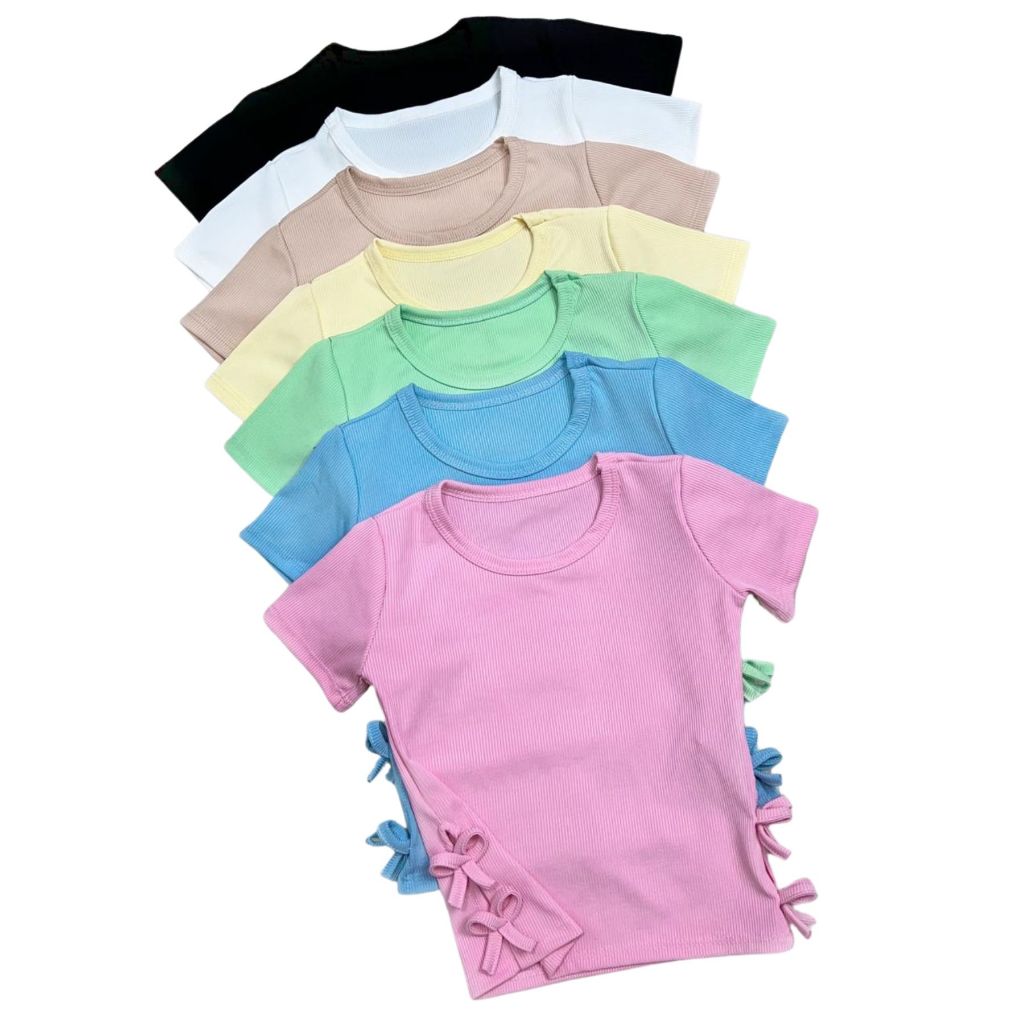 Blusas Basica Infantil Princesa Lacinhos Laterais Elegante Para Meninas em Oferta na Shopee