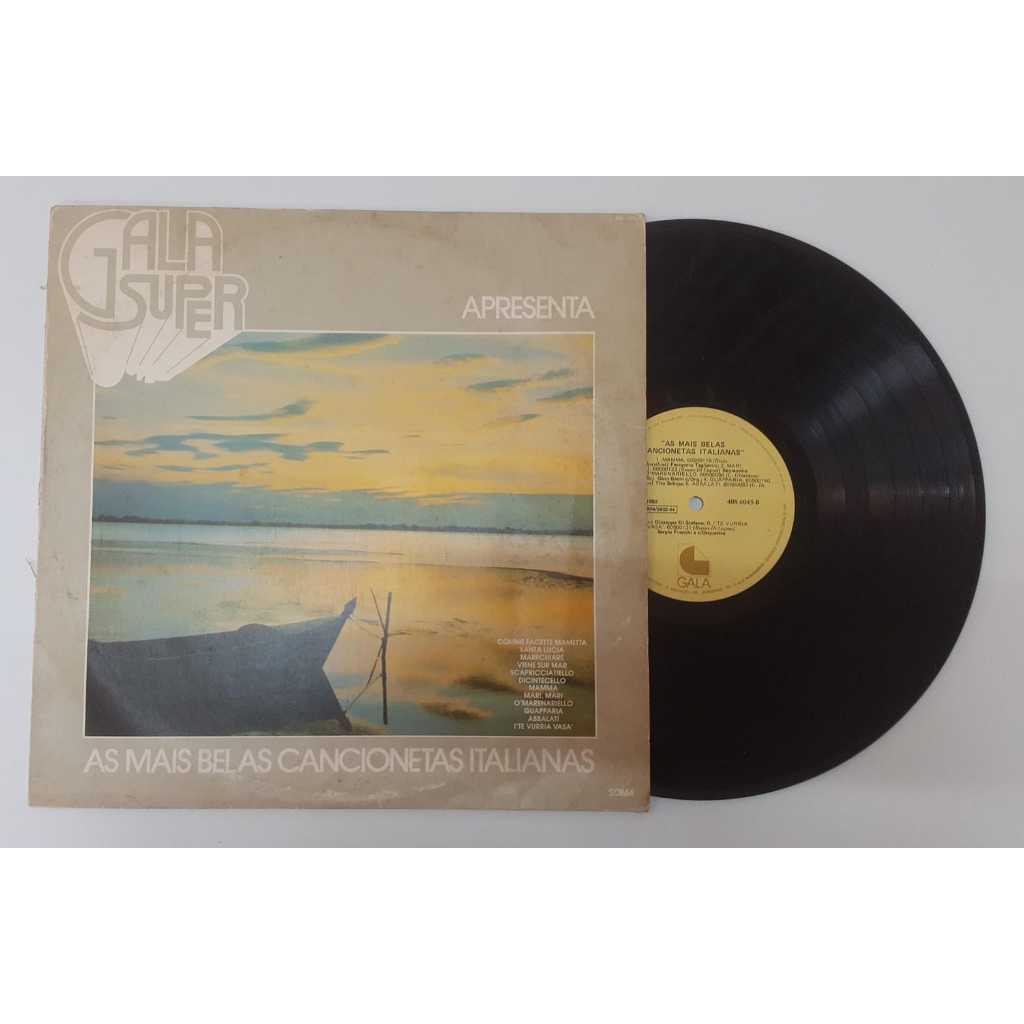 Lp Disco De Vinil Canções Italianas Gala Super Da3178
