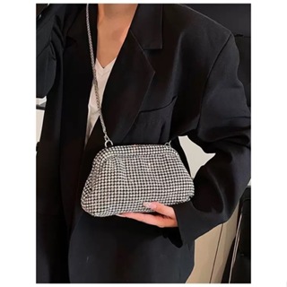 bolsa feminina elegante para festa,bolsa trabalhada a mao com pedraria em Oferta na Shopee