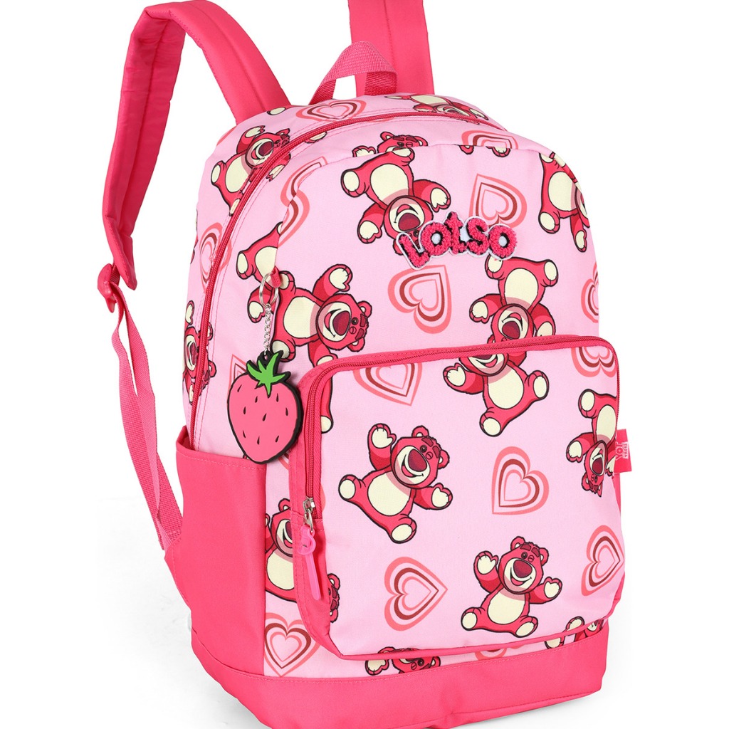Mochila Lotso Toy Story Costas Grande Juvenil Up4you Origin Rosa