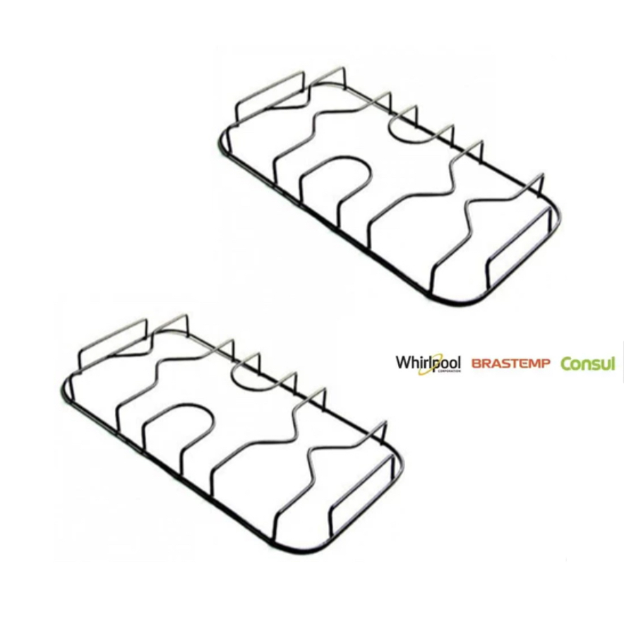 2 Grelha Trempe Para Fogão Consul Esmaltada