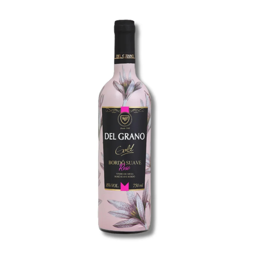 Vinho Del Grano Rosé Bordô 750ml