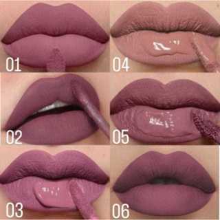 Batom Max Love Liquido Matte Nude Cores 01 ao 06.