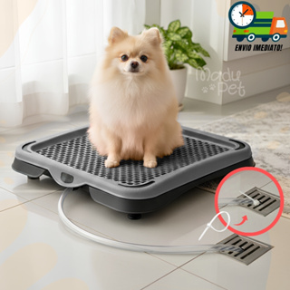 Banheiro Sanitário Com Dreno e Mangueira Lavável Para Cães Tapete Higiênico Envio Imediato em Oferta na Shopee