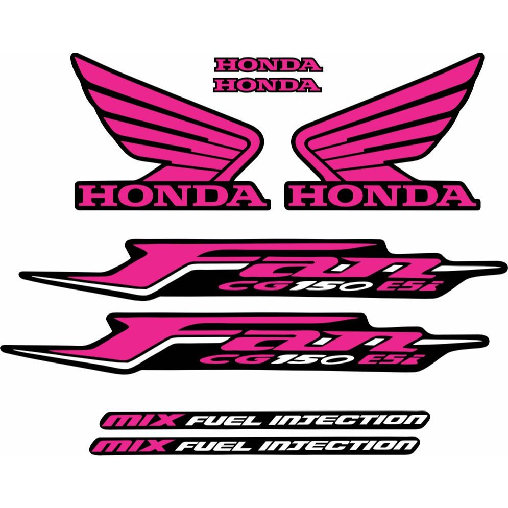kit adesivos Moto cg Fan 150 cc 2011