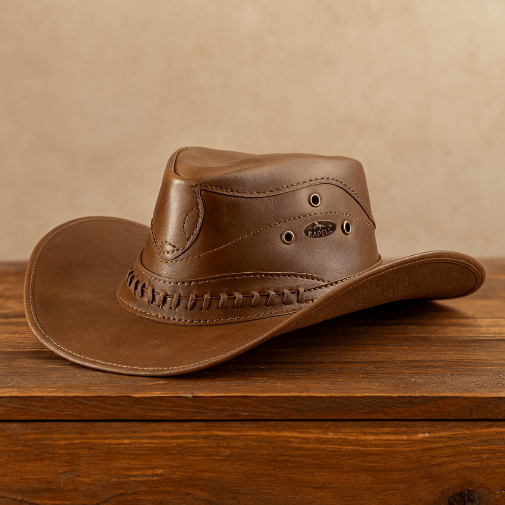 Chapeu Cowboy Country Unissex Couro Legitimo Rodeio Barretos Sertanejo Estiloso Estilo Gusttavo Lima