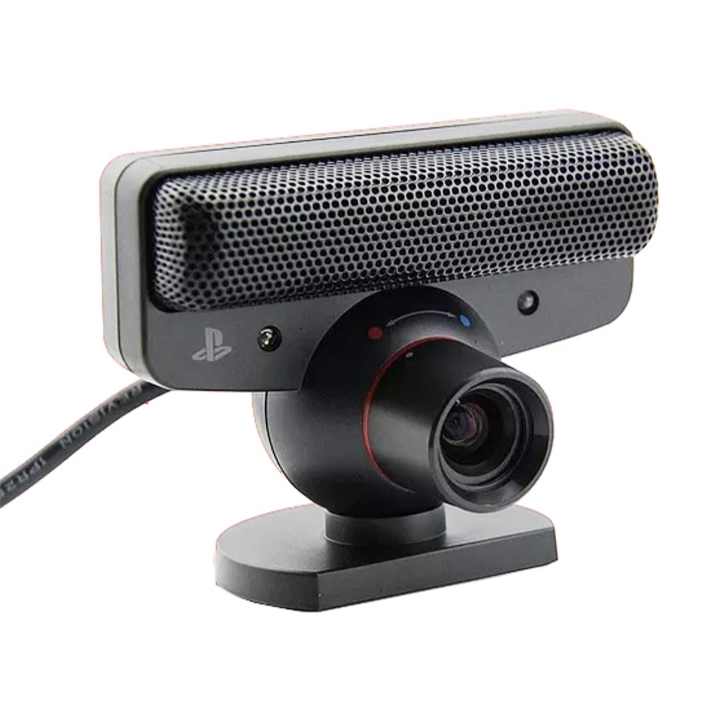 CONJUNTO UMA CAMERA PS3 EYE E UM PAR DE PS3 MOVE MOTION CONTROLLER