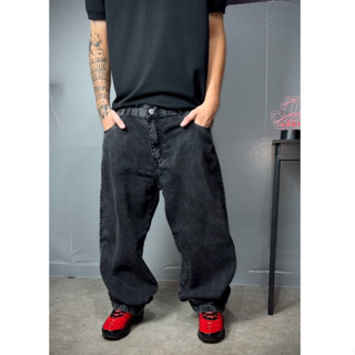 Calça Jeans Baggy Preto-Marmorizado Estonado Dazzling Original Sportlife em Oferta na Shopee