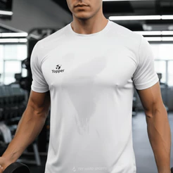 Camisa De Treino Masculina Topper Classic New Camiseta Esportiva Drycool Futebol Academia