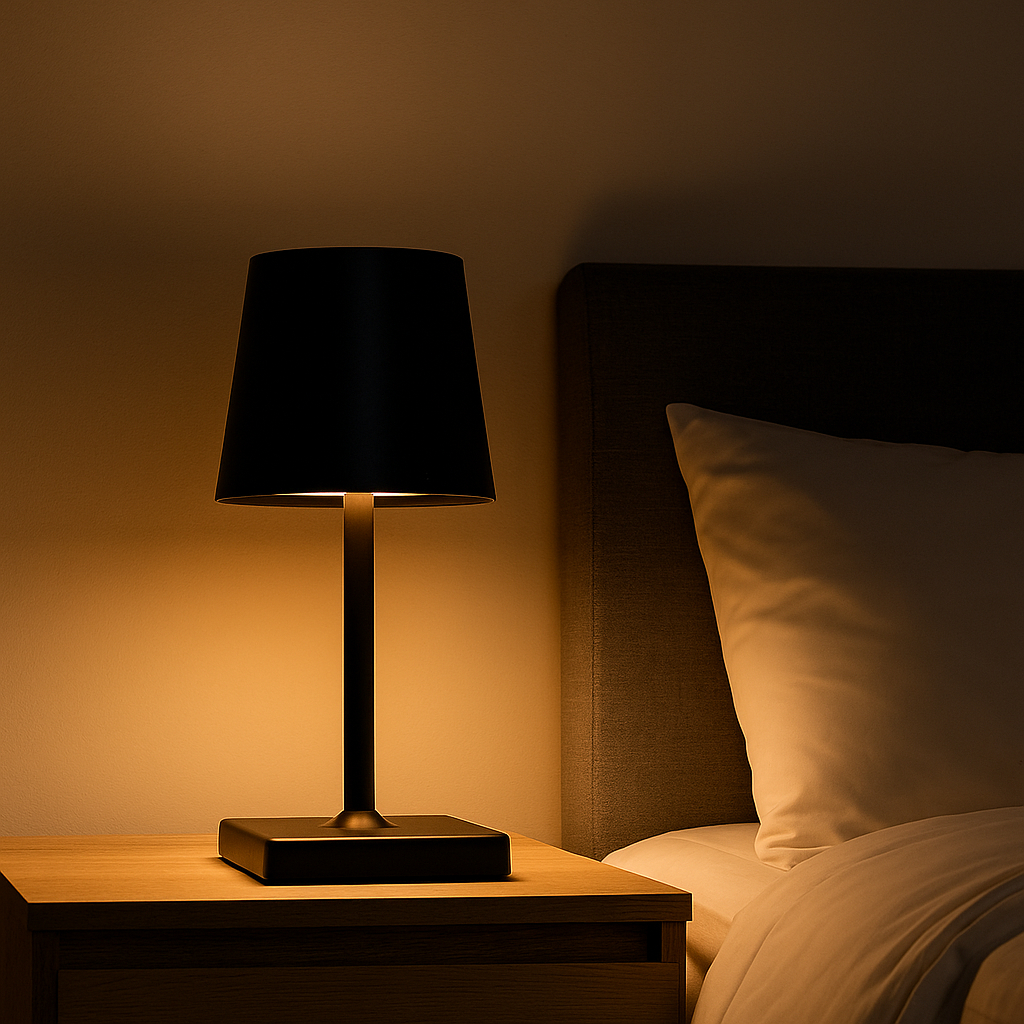 Luminaria Abajur de Plástico com Base de Ferro Moderno com Sensor de Toque em Oferta na Shopee