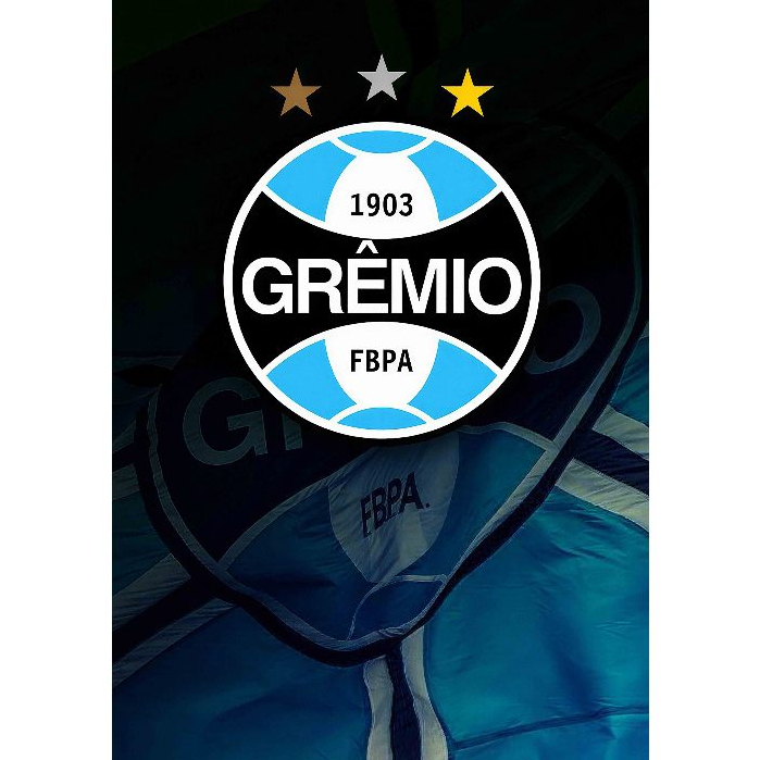 Bandeira FUTEBOL / PERSONALIZADA  GREMIO 03 -  Tecido Oxford- Acabamento a Laser -bandeira impressa com efeito de tecido