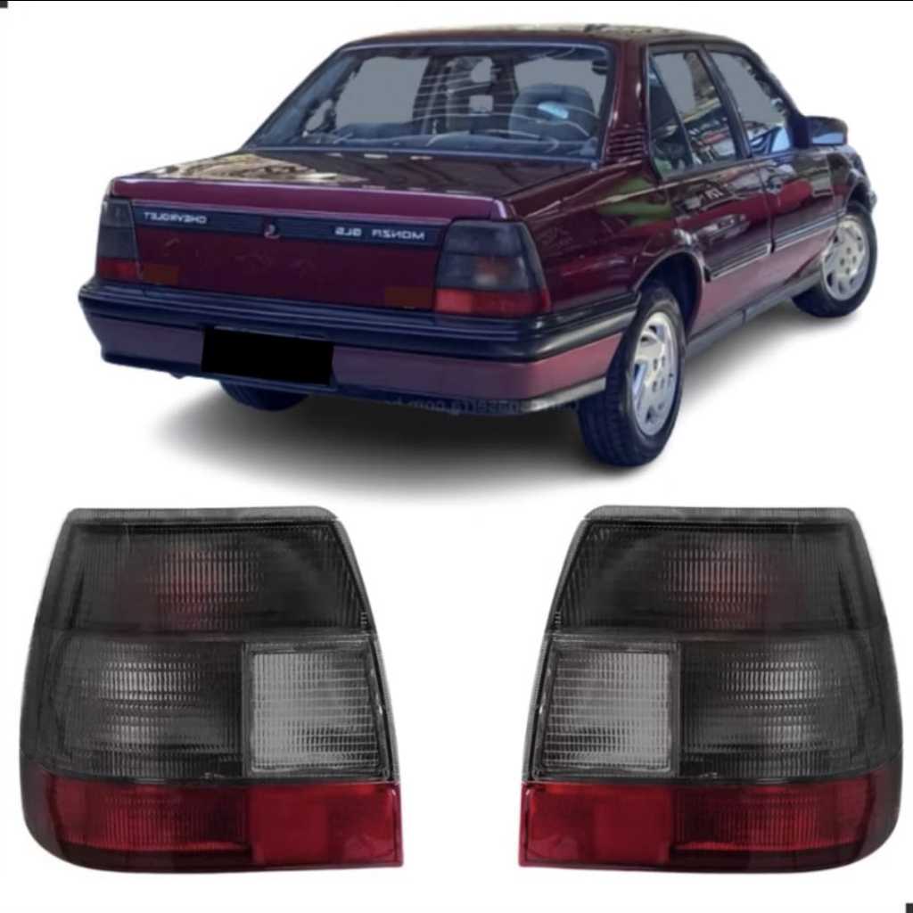 Par Lanterna Traseira Monza Ano 91 92 93 94 95 96 Fumê em Oferta na Shopee