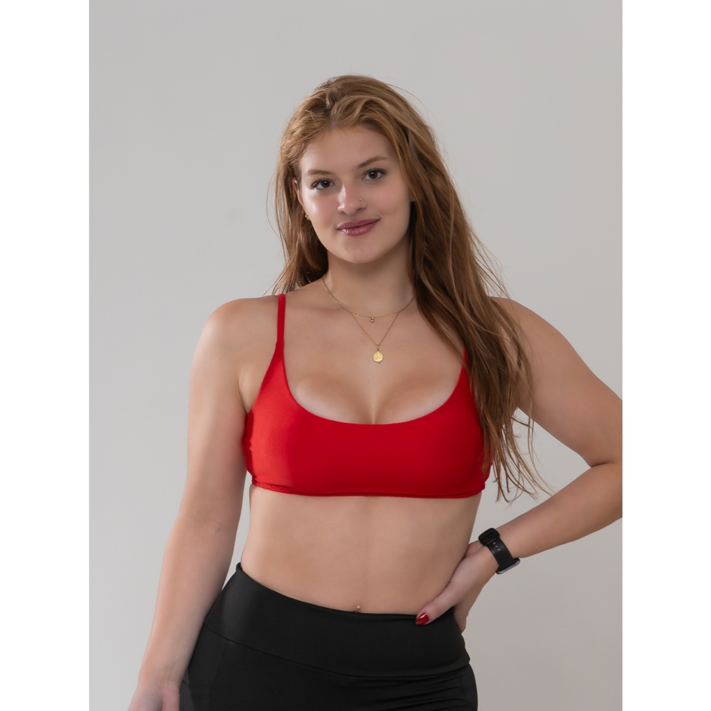 Top Alça Fina Alta Sustentação Bojo Removivel Academia em Oferta na Shopee