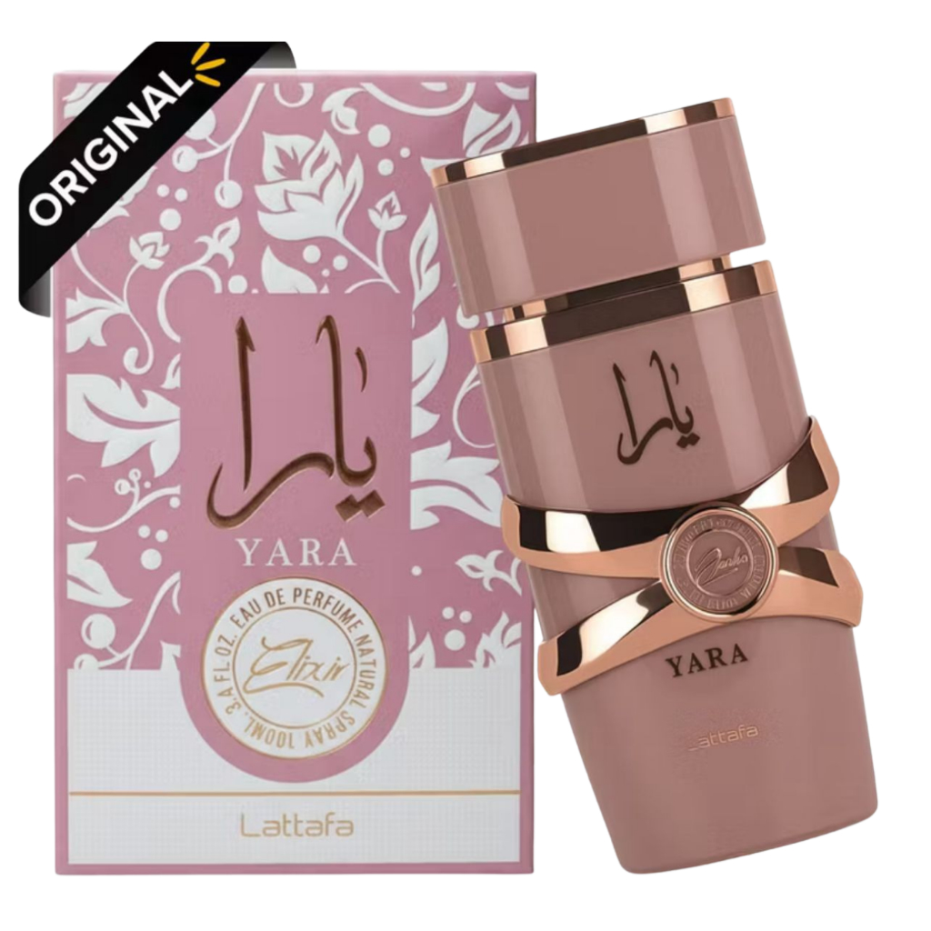 perfume árabe yara elixir lattafa eau de parfum -100ml original com selo