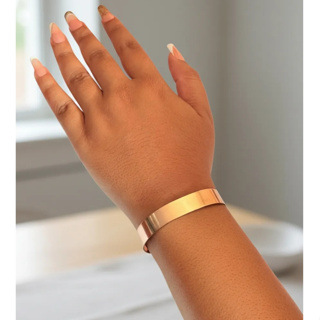 Pulseira de Cobre Puro Ajustavel (Lisa) em Oferta na Shopee