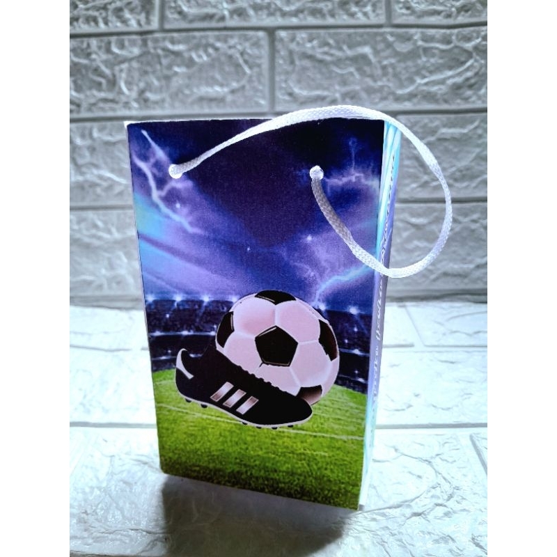 Sacolinha Surpresa Personalizada Lembrancinha Futebol PEGUE E MONTE