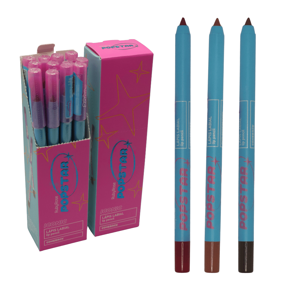 Caixa 12 Lápis labial Iconic Popstar by Ruby Rose