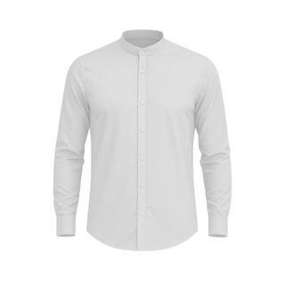 Camisa Gola Padre Masculino Social Manga Longa Luxo Camiseta Social Slim Fit Premium Casual