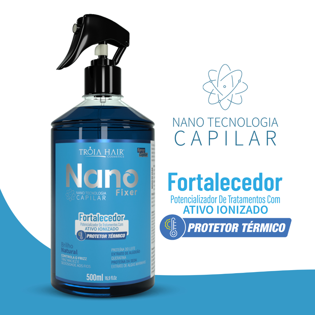 Nano Fixer Fortalecedor - Troia Hair Potencializador de Tratamento em Oferta na Shopee