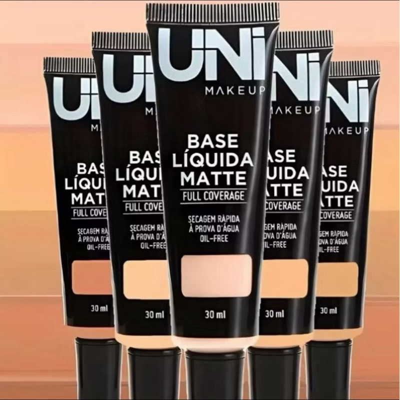 Uni Makeup Base Líquida Matte Full Coverage