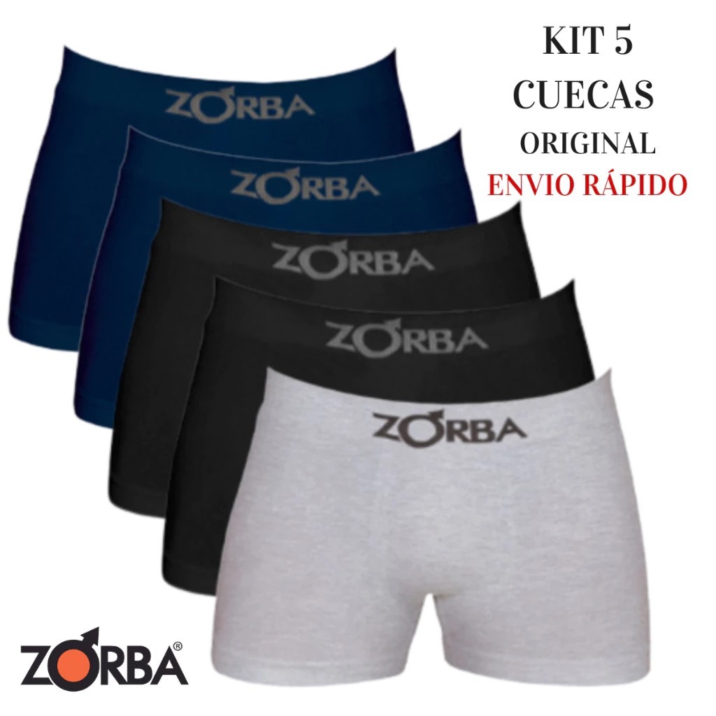 Kit 5 Cuecas Box Zorba 781 Seamless Sem Costura Sortidas Com pequenos detalhes (defeitos) em Oferta na Shopee