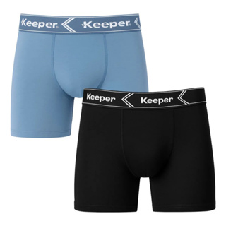 Kit 2 Cuecas Boxer Microfibra Anti Assadura Elástico Aparente Keeper em Oferta na Shopee