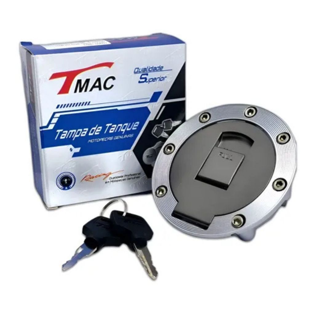 Tampa Tanque de Combustível c/ Chaves Shineray Xy 150 Max/ Green 150 Sport Tmac em Oferta na Shopee
