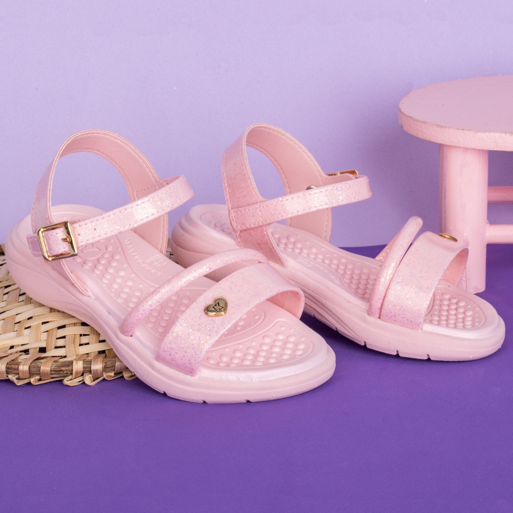 Sandália Papete Infantil Menina Kidy Fly Baby Antiderrapante Moderna Confoto Com Boia de Unicornio