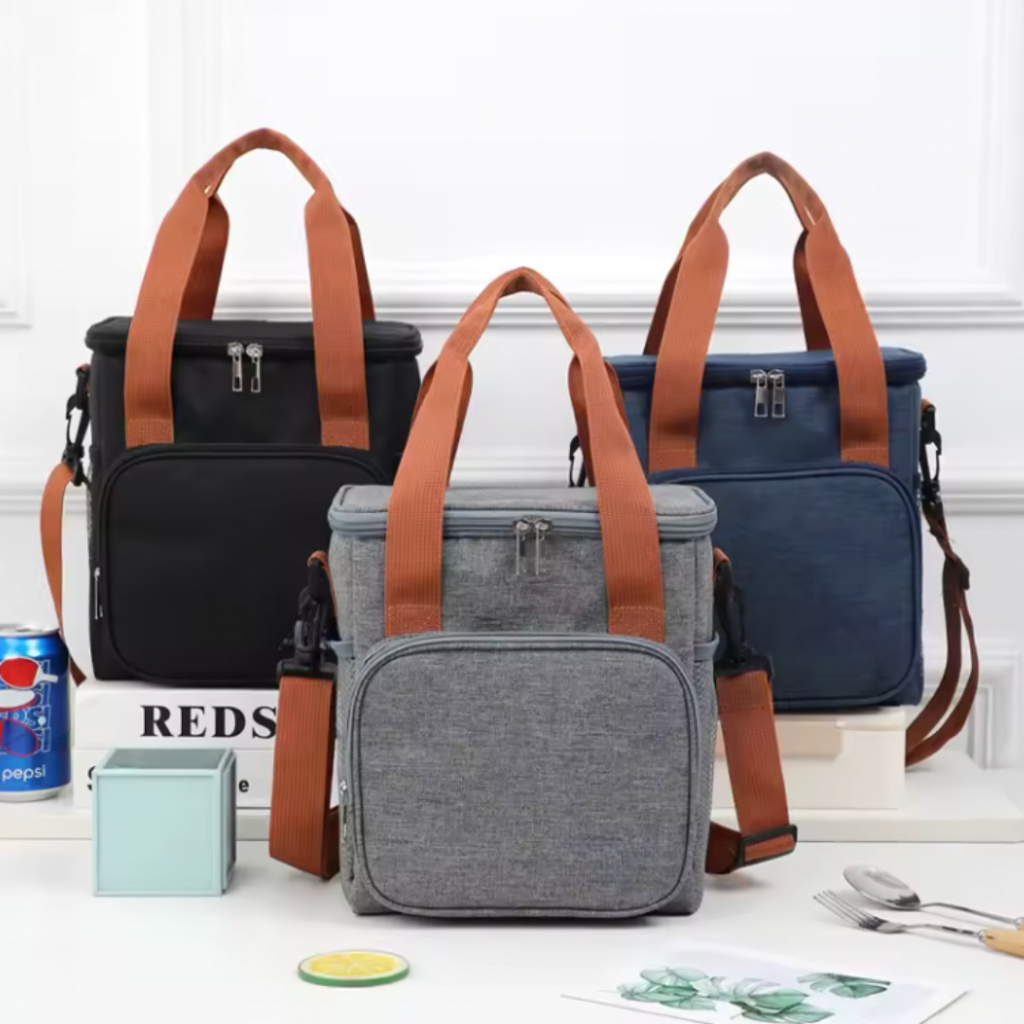 Bolsa Termica Grande com Alça Tiracolo Bolso Frontal e Isolamento Reforçado Ideal para Marmita Lanches e Bebidas em Oferta na Shopee