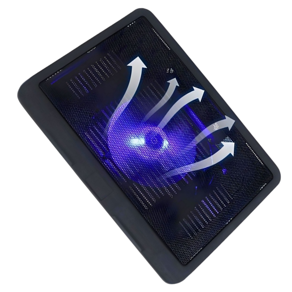 Base para Notebook com Cooler LED USB Easy1 Refrigeradora MBTech 9" a 15"