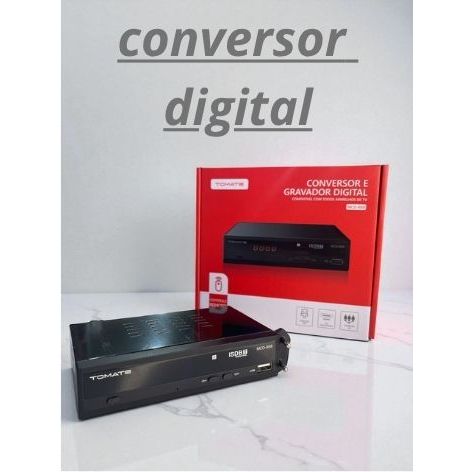 Conversor E Gravador Digital Tomate Mcd-888 Hdmi Usb Cor Preto 110v/220v