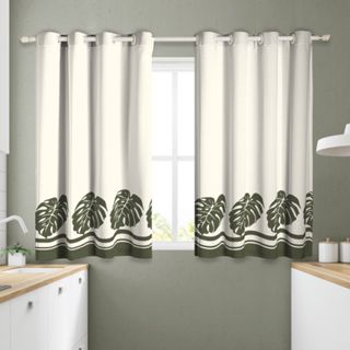 Cortina Cozinha Estampada - Diversos Modelos em Oferta na Shopee