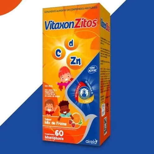 VITAXONZITOS SABOR MIX DE FRUTAS 60 CAPSULAS MASTIGAVEIS