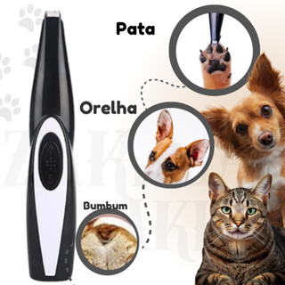Máquina de Tosa para Pata Olhos Orelha Pet Cão Gato Profissional Aparador De Pelos Cortador em Oferta na Shopee