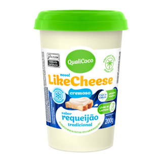 Like Cheese Requeijão Vegano Tradicional Qualicoco 200g em Oferta na Shopee