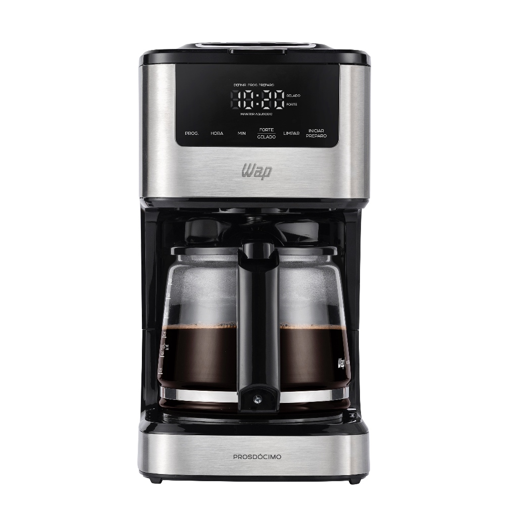 Cafeteira Elétrica Digital Aroma Programável WAP Prosdócimo WCD1500 Capacidade 1,5L 900W