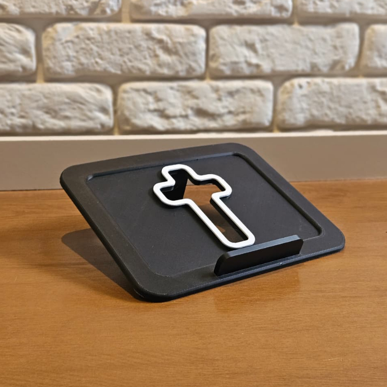Suporte Apoio de Bíblia em Plástico 15x20cm em Oferta na Shopee