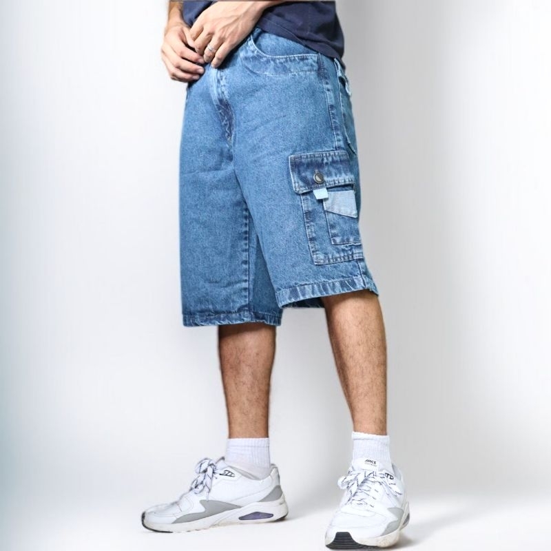 Zavelt Bermuda Cargo Original Sarja & Jeans Moda Casual Masculino