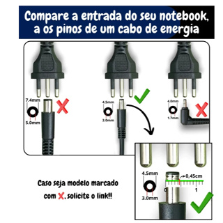 Carregador Para Dell Inspiron 15 Series 3000 (3501) + Cabo em Oferta na Shopee