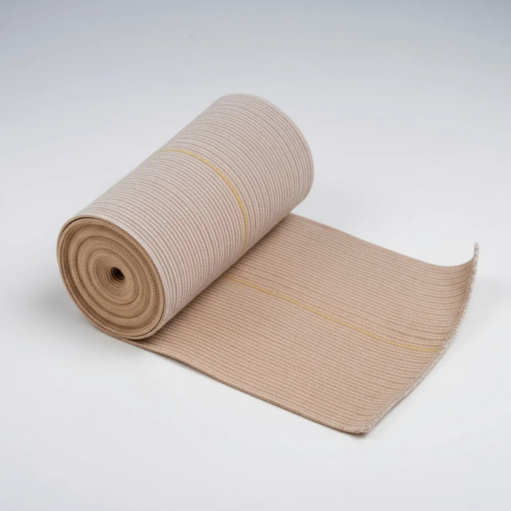 Bandagem Elástica 10cm x 3,00m Faixa Média Compressão Atadura Enfermagem Ortopedia Curativo Varizes Unicenter