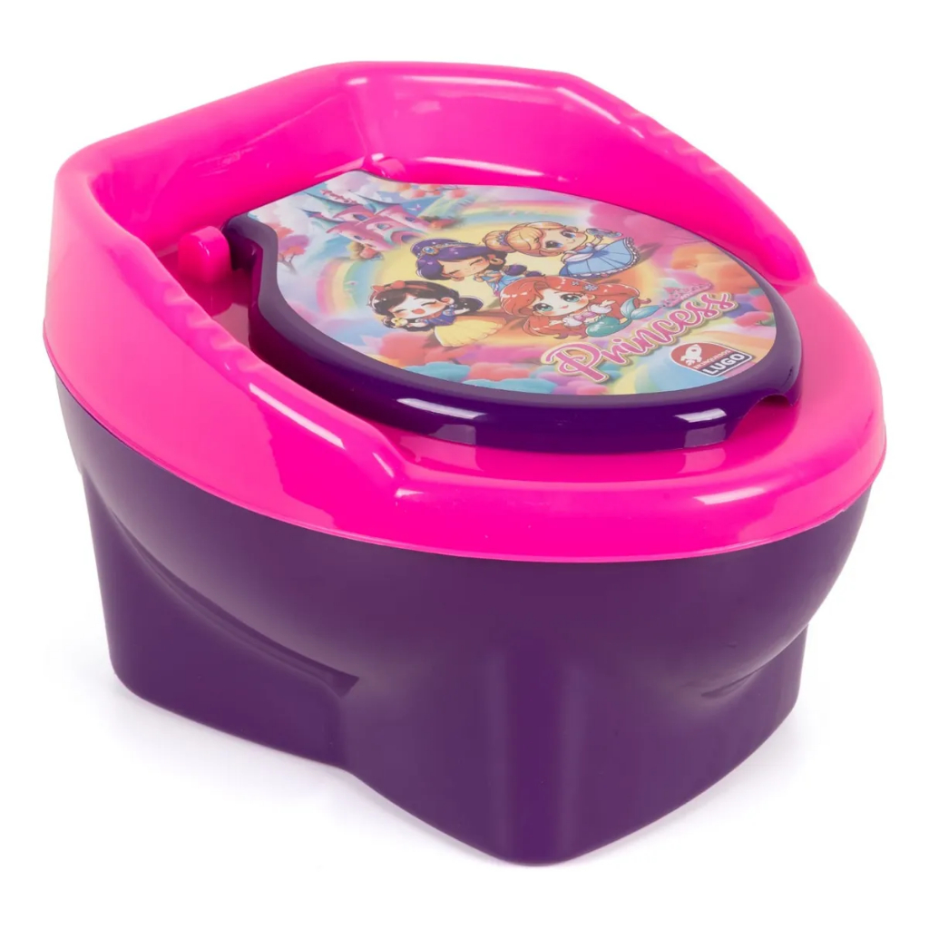 Troninho Infantil Penico Princesa Desfralde Assento Anatômico e Base Antipingos em Oferta na Shopee