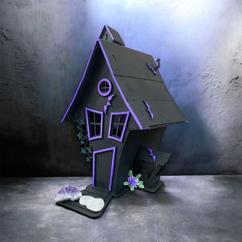 Casinha da bruxa encantada magia wicca altar