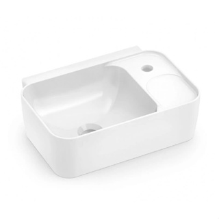 Lavatorio de Apoio/Suspenso Eco 41x30 Branco - Celite em Oferta na Shopee