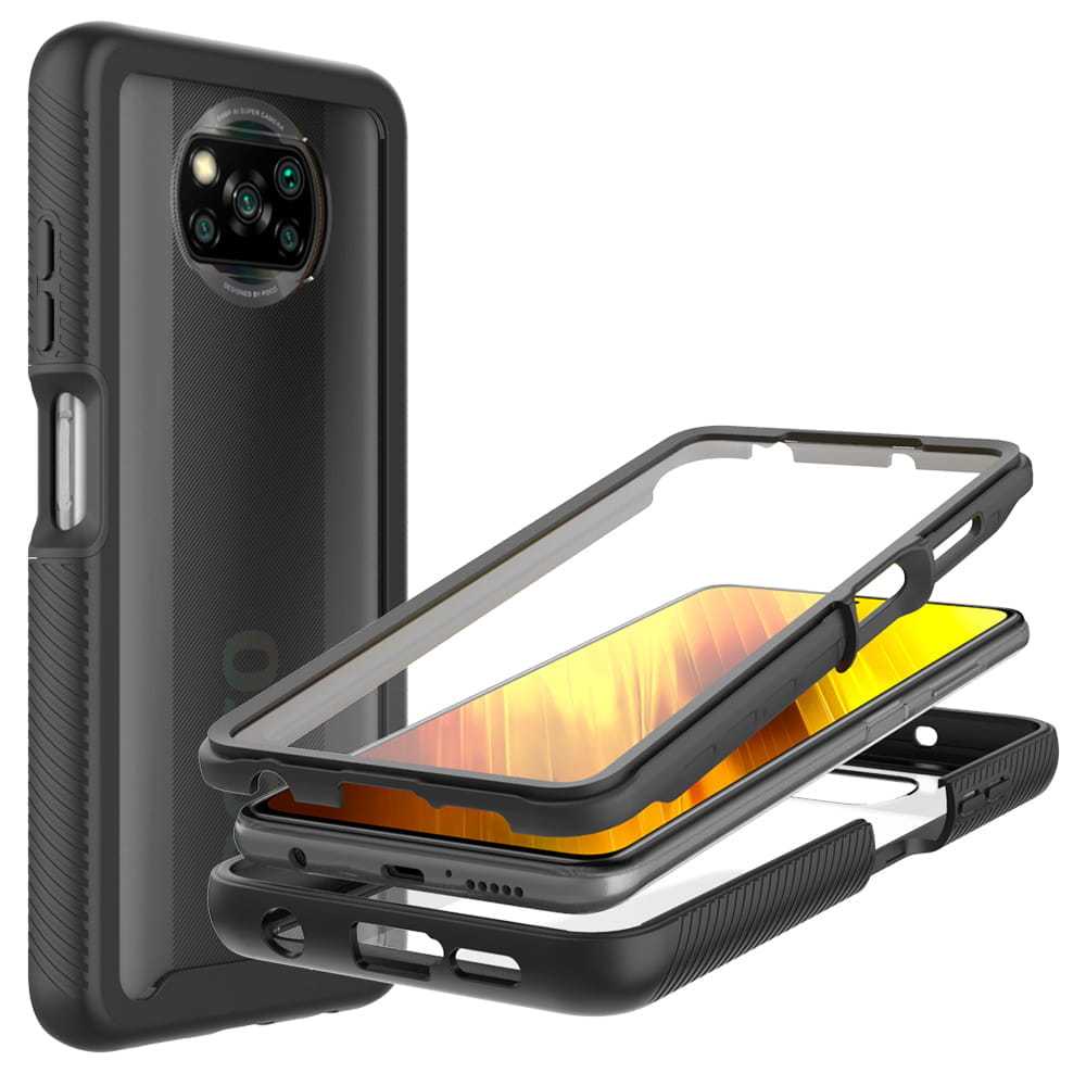 Capa anti impacto 360° Frente E Verso Anti Impacto para Xiaomi Poco X3 Nfc/poco x3 pro