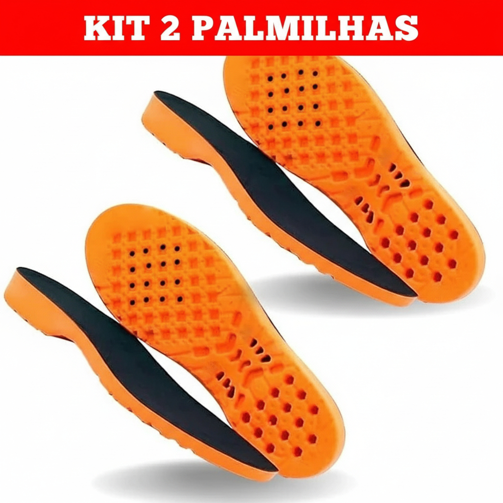 Kit com 2 Pares de Palmilha Ortopédica em Gel Para Várias Horas de Trabalho Alivia Dores Confortável em Oferta na Shopee
