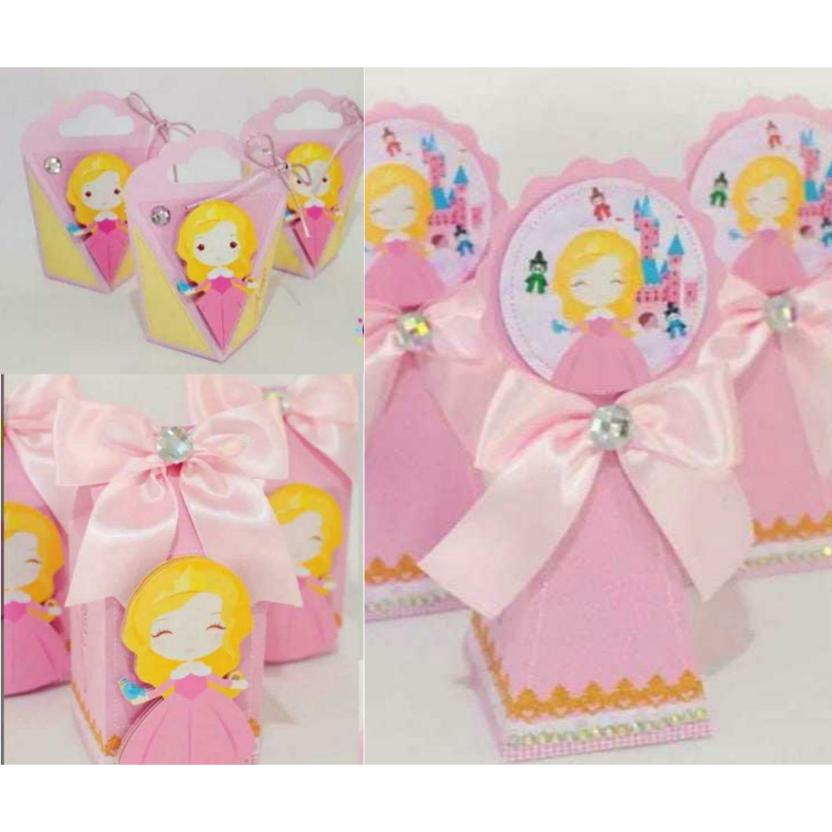 ENVIO RAPIDO/CAIXINHAS PERSONALIZADAS/LEMBRANCINHAS/PERSONALIZADOS/PEGUE E MONTE BELA ADORMECIDA CUTE (PRINCESA AURORA)
