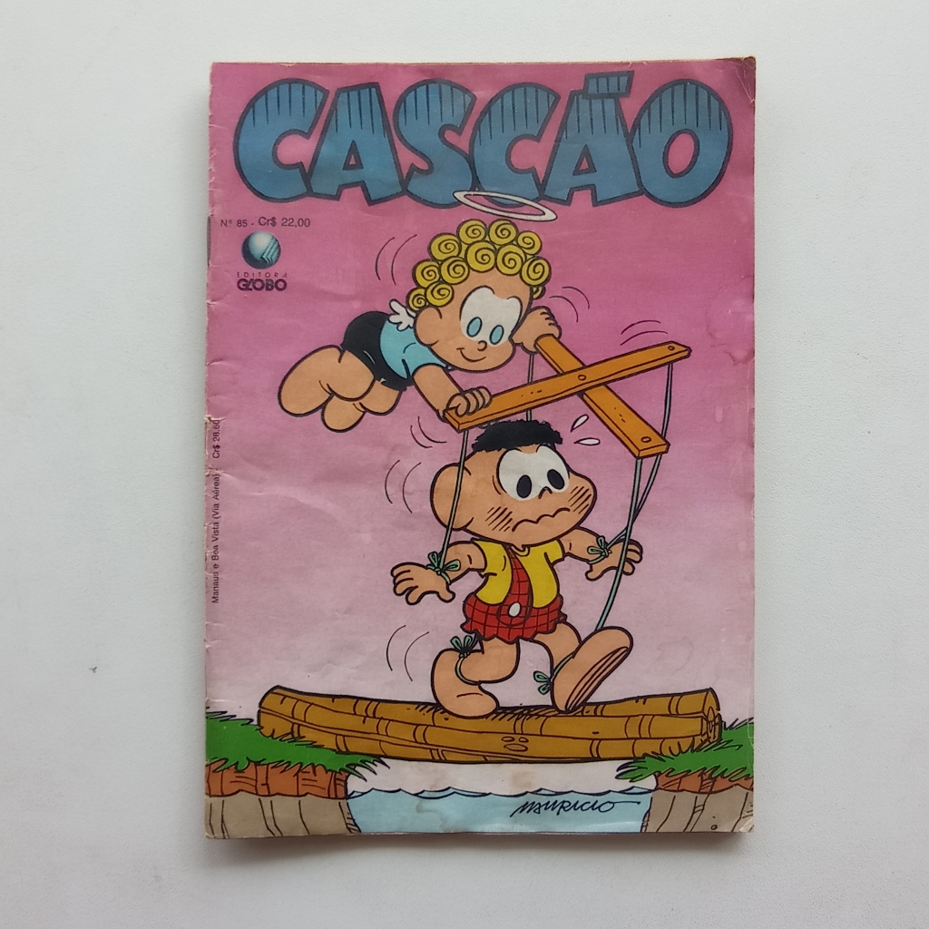 Gibi Cascão nº 85 - Turma da Mônica - Ed. Globo - 1990