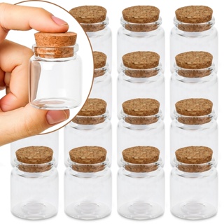 Kit Mini Pote Vidro para Lembrancinha Velas Doces Flores Frasco Potinho 50ml Rolha Cortiça em Oferta na Shopee