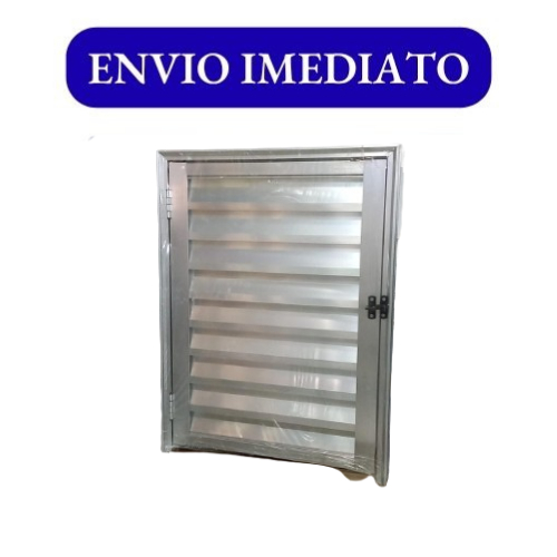 Abrigo/Alçapão 80cm x 60cm alumínio Brilhante (Lages e Casa de máquinas)